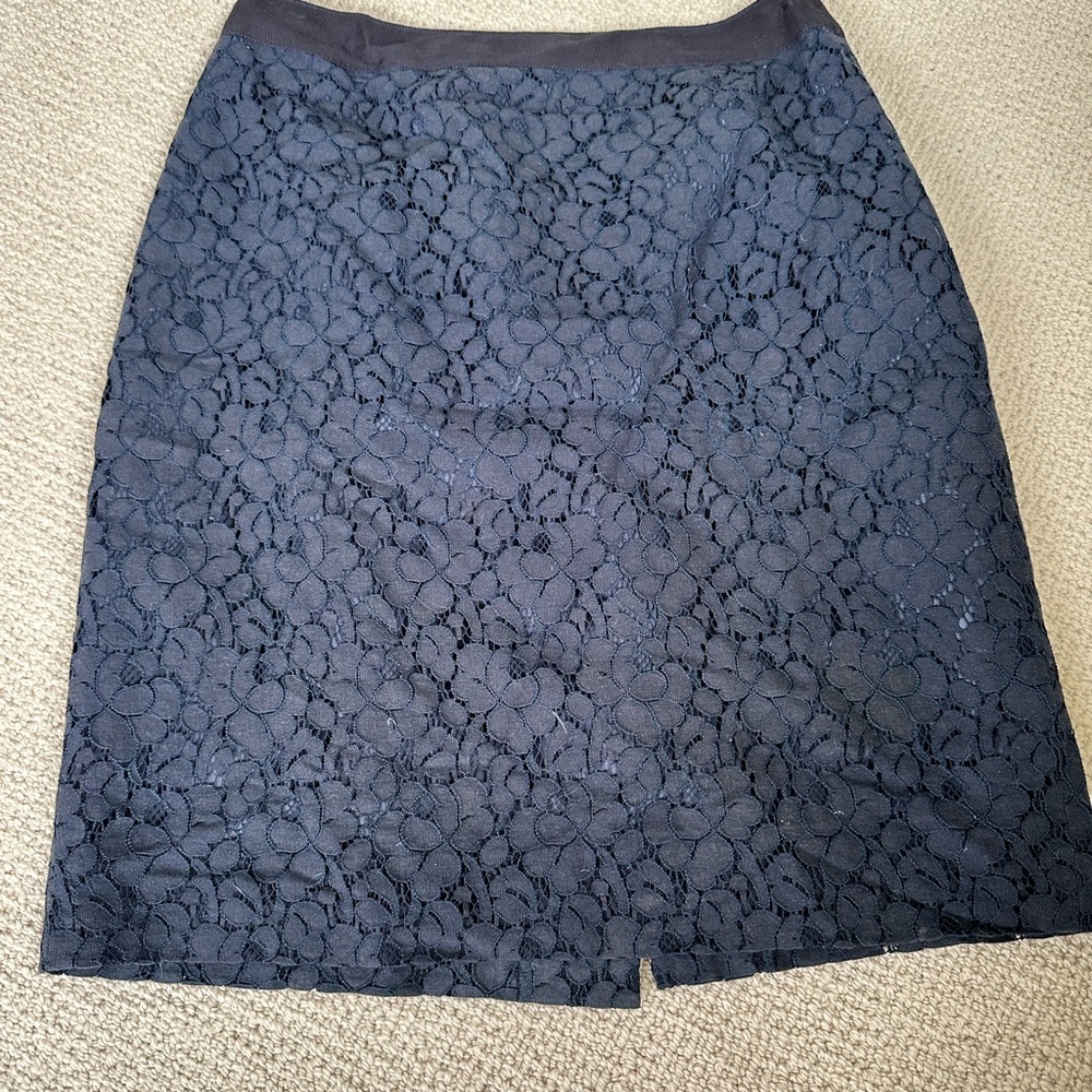 Elegant Black Lace Skirt